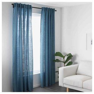 IKEA AINA Curtains 2 Panels (1 pair) 100% Linen